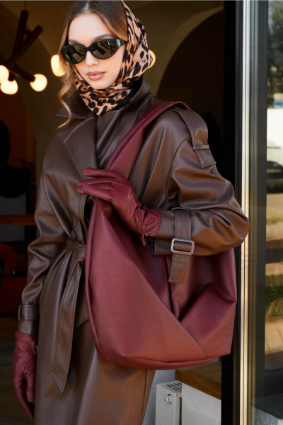 Сумка Polisto Mirai L бордовый - фото 1