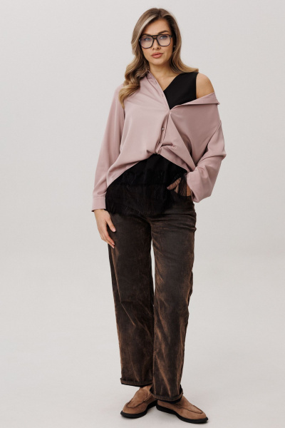 Блуза Anelli 1663 розоватая_нежность - фото 1