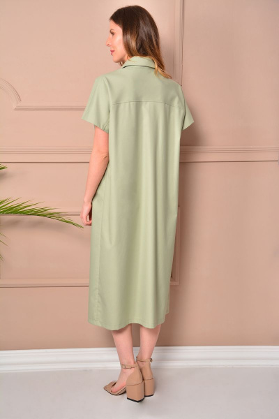 Платье LM ВИ3067 светло-оливковый - фото 10