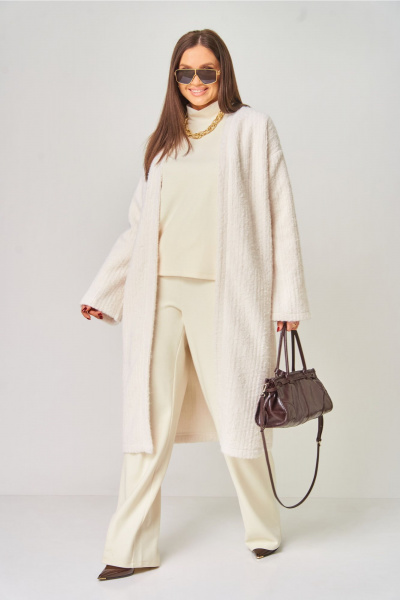 Брюки, джемпер, кардиган V&N Fashion 1064 бежевый - фото 4