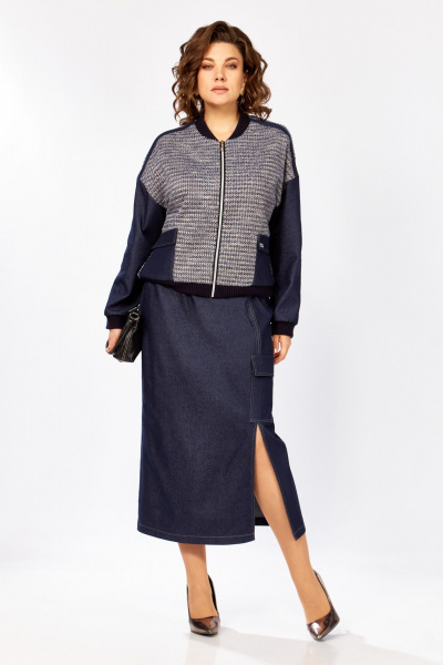 Бомбер, юбка Lady Secret 25103 синий - фото 1
