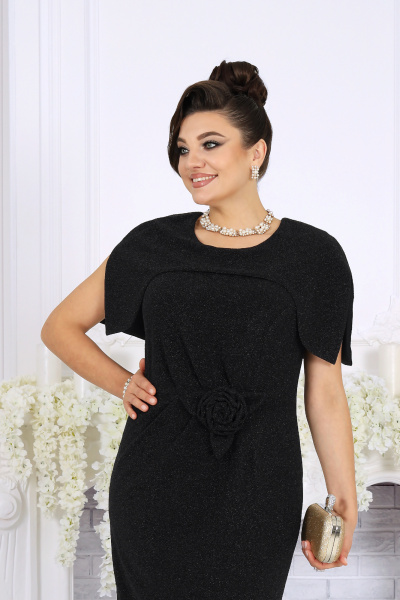Платье Ninele 7524 черный - фото 9