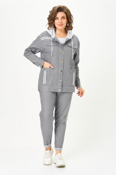 Брюки, куртка, туника Svetlana-Style 1569 серый - фото 2