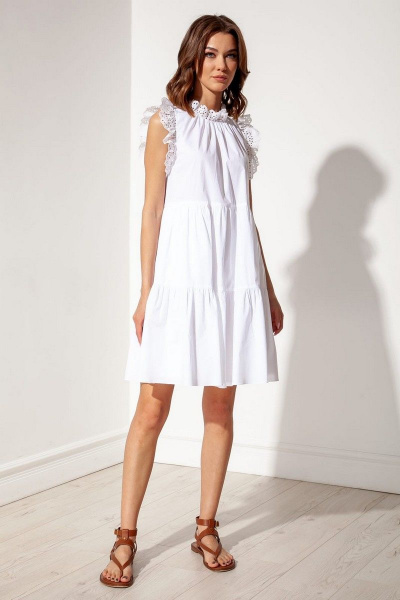 Платье Nova Line 50126 белый - фото 1