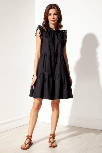 Платье Nova Line 50126 черный - фото 1