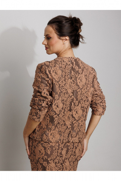 Жакет Condra 15101 пудровый - фото 9