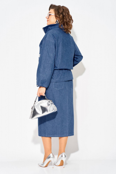 Брюки, ветровка Liliana 1504 джинс - фото 10