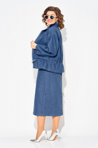 Брюки, ветровка Liliana 1504 джинс - фото 9