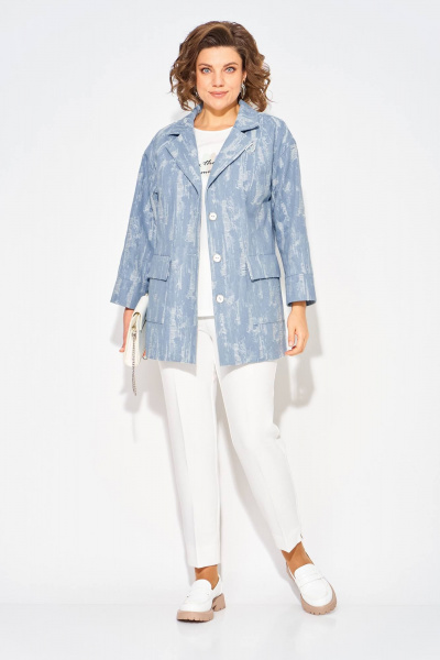 Жакет Liliana 1505БрЛ джинс - фото 7