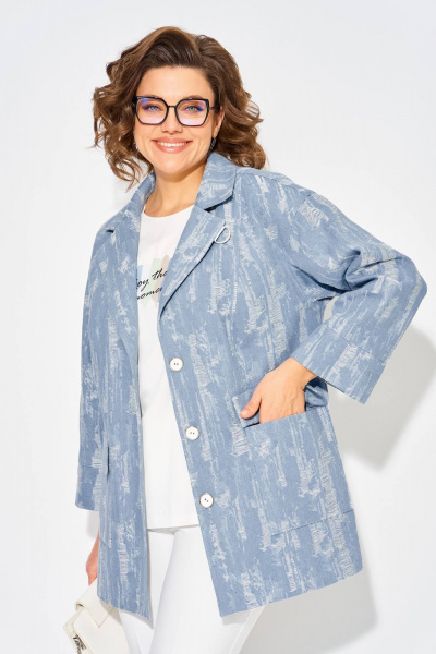 Жакет Liliana 1505БрЛ джинс - фото 6