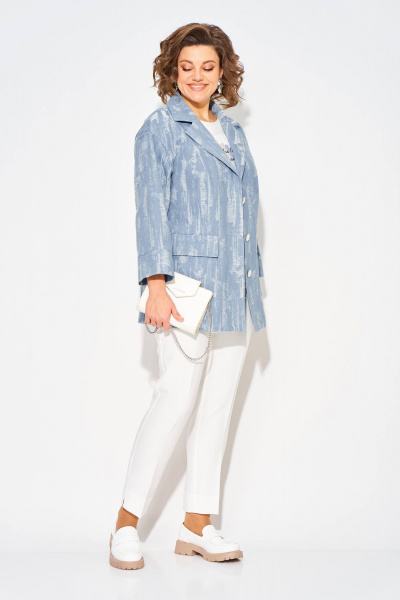 Жакет Liliana 1505БрЛ джинс - фото 4