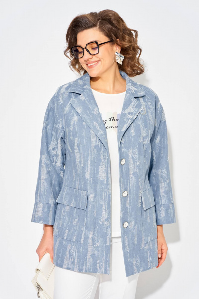 Жакет Liliana 1505БрЛ джинс - фото 2