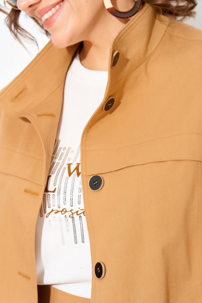 Платье Liliana 1512 карамель - фото 4