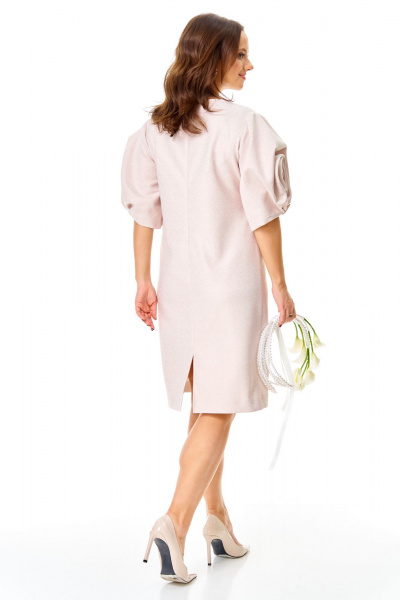 Платье Ольга Стиль С-989 светло-розовый - фото 2