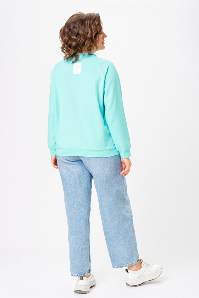 Джемпер Rumoda 2270 бирюзовый - фото 9