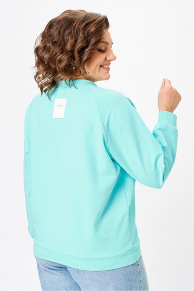 Джемпер Rumoda 2270 бирюзовый - фото 8