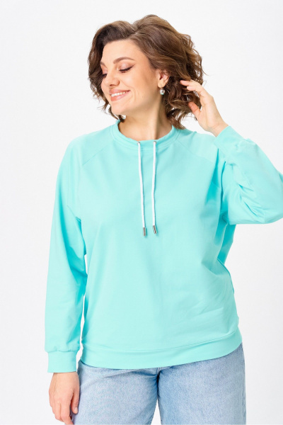 Джемпер Rumoda 2270 бирюзовый - фото 4