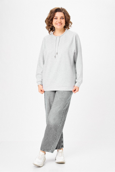 Джемпер Rumoda 2270 серый - фото 8