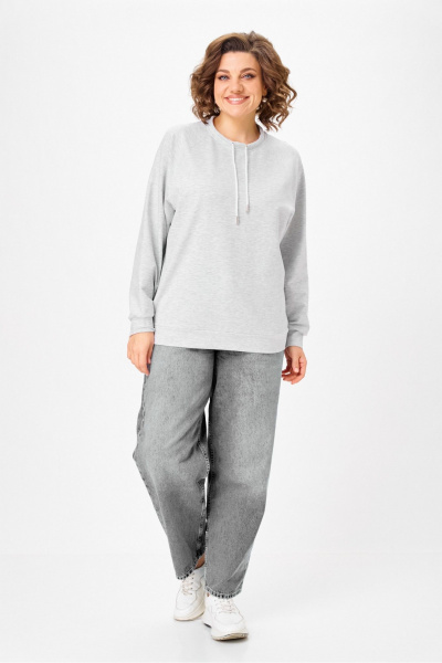 Джемпер Rumoda 2270 серый - фото 6