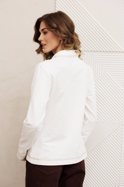 Джемпер Gizart 15422 молочный - фото 5