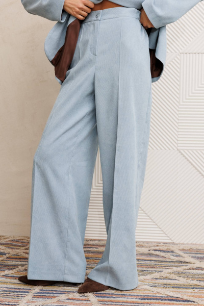 Брюки Gizart 35204 голубой - фото 3