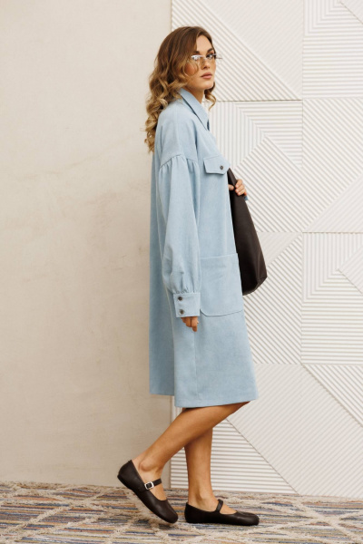 Платье Gizart 5417 голубой - фото 4