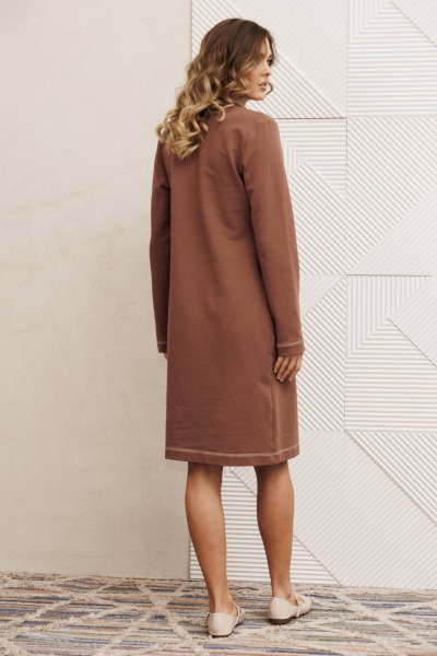 Платье Gizart 5422/1 мокко мусс - фото 3