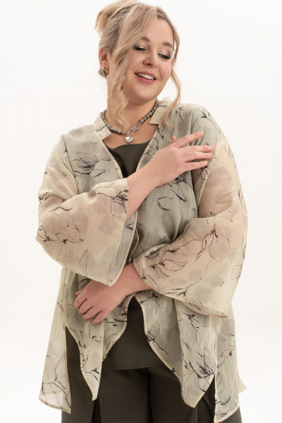 Блуза, брюки, кардиган Новелла Шарм А4123 - фото 3