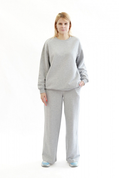 Брюки, джемпер Бобруйсктрикотаж 25744 серый - фото 1