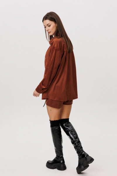 Жакет, шорты Fantazia Mod 5257 медно-рыжий - фото 6