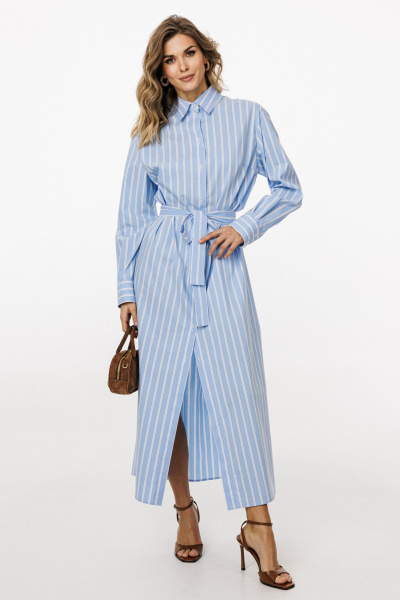 Платье EOLA 3026 голубой_в_полоску - фото 15