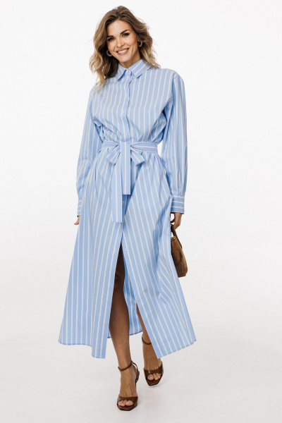 Платье EOLA 3026 голубой_в_полоску - фото 12