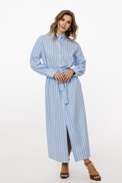 Платье EOLA 3026 голубой_в_полоску - фото 11