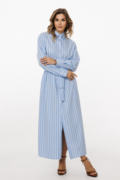 Платье EOLA 3026 голубой_в_полоску - фото 10