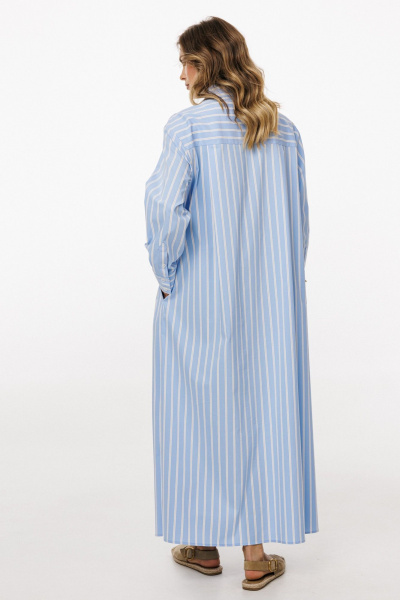 Платье EOLA 3026 голубой_в_полоску - фото 7