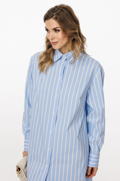 Платье EOLA 3026 голубой_в_полоску - фото 6