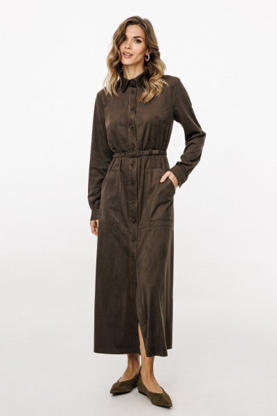 Платье EOLA 3027 шоколад - фото 14