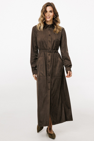 Платье EOLA 3027 шоколад - фото 13