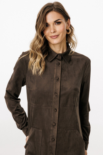 Платье EOLA 3027 шоколад - фото 10