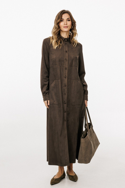 Платье EOLA 3027 шоколад - фото 6