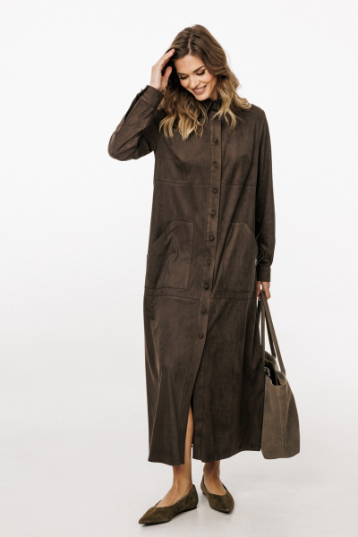 Платье EOLA 3027 шоколад - фото 5