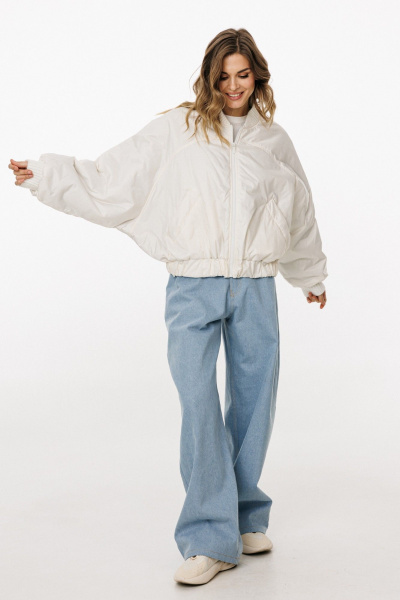 Куртка EOLA 3034 молочный/голубой - фото 18