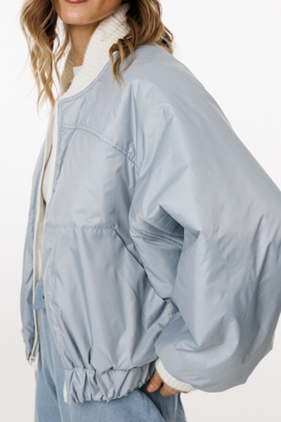 Куртка EOLA 3034 молочный/голубой - фото 12