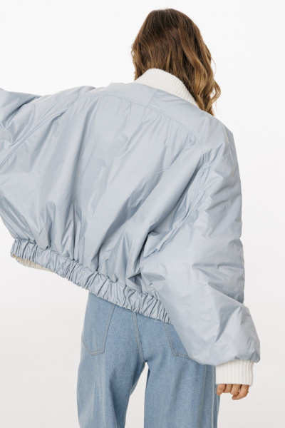 Куртка EOLA 3034 молочный/голубой - фото 7