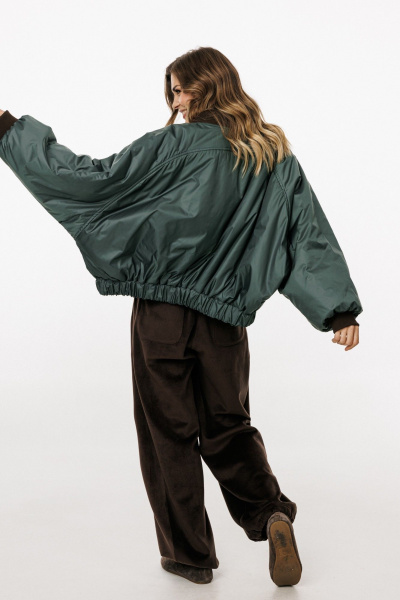 Куртка EOLA 3034 шоколад/т.изумруд - фото 17