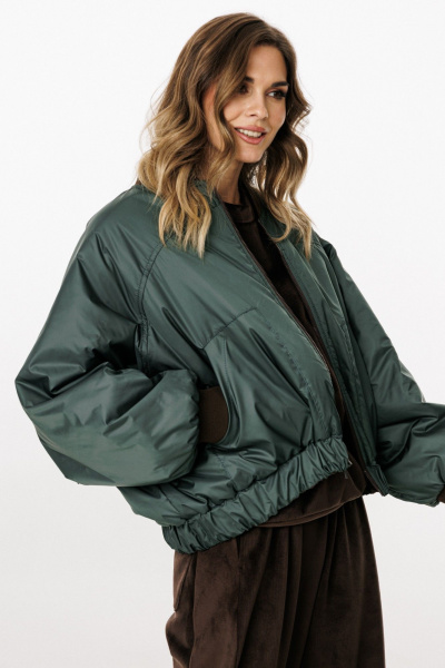 Куртка EOLA 3034 шоколад/т.изумруд - фото 15