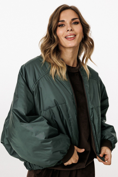 Куртка EOLA 3034 шоколад/т.изумруд - фото 14