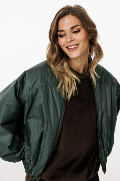 Куртка EOLA 3034 шоколад/т.изумруд - фото 12