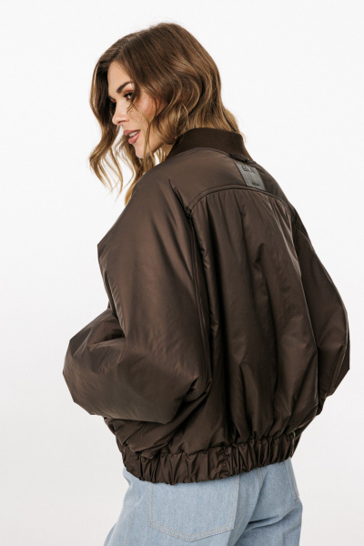 Куртка EOLA 3034.1 шоколад/т.изумруд - фото 12