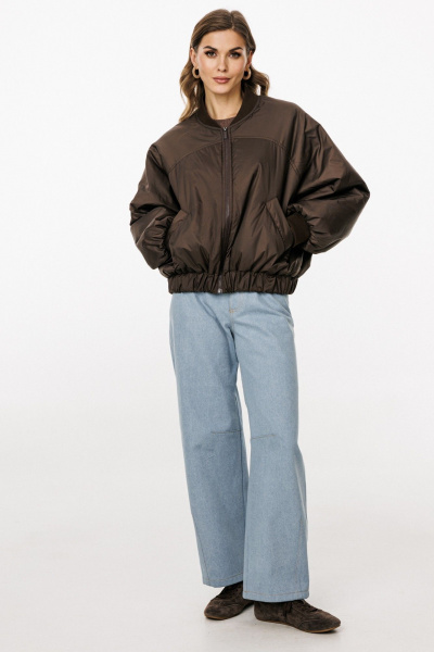 Куртка EOLA 3034.1 шоколад/т.изумруд - фото 1